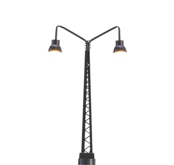 Lattice Boom Double-Arched LED Light with Plug and Socket Base -- 2-3/4"  7cm