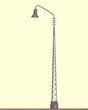 Pin Socket System LED Light -- Lattice-Mast 4-3/4"  12cm Tall
