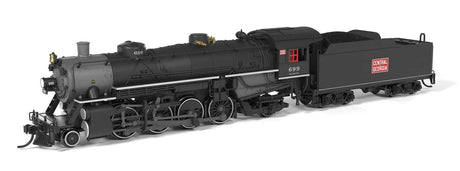 USRA 2-8-2 Light Mikado - Sound and DCC - Paragon4(TM) -- Central of Georgia #699 (Tennessee Valley RR Museum, black, graphite, red)