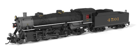 USRA 2-8-2 Light Mikado - Sound and DCC - Paragon4(TM) -- Southern Railway #4501 (black, graphite)