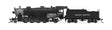USRA 2-8-2 Light Mikado - Standard DC - Stealth -- Union Pacific #2496 (black, graphite)