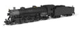 USRA 2-8-2 Light Mikado - Standard DC - Stealth -- Painted, Unlettered (black)