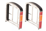 Full-Width Diaphragms -- Southern Pacific (Daylight; red, orange, black)  1 Pair-2