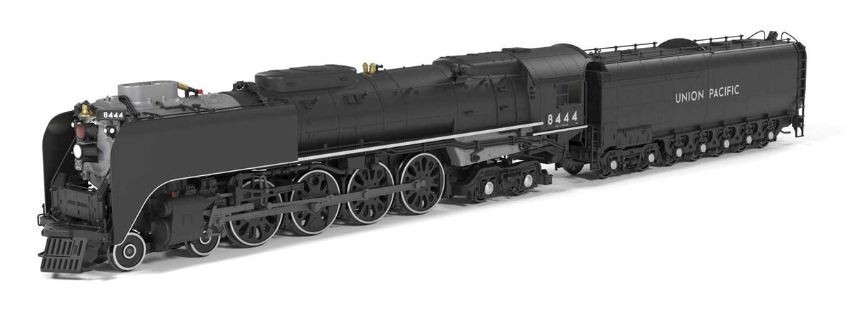 Class FEF-3 4-8-4 - Sound and DCC - Paragon4(TM) -- Union Pacific #8444 (1962-1973 Excursion Scheme; black, graphite)