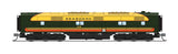 EMD E7A/Unpowered B Set - Standard DC - Stealth -- Seaboard Air Line #3022, 3106 (Citrus, green, yellow, orange)-2