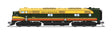 EMD E7A - Standard DC - Stealth -- Seaboard Air Line #3029 (Citrus, green, yellow, orange)