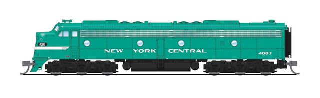 EMD E8A - Standard DC - Stealth -- New York Central #4053 (Century Green, white)
