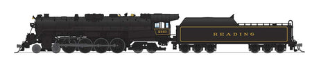 RDG Class T-1 4-8-4 - Standard DC - Stealth -- Reading #2120 (In-Service, black, yellow)