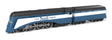 Streamlined 4-6-4 Hudson, Disc Drivers - Standard DC - Stealth -- New York Central #2873 (Fantasy Rexall Train Scheme, blue, white)