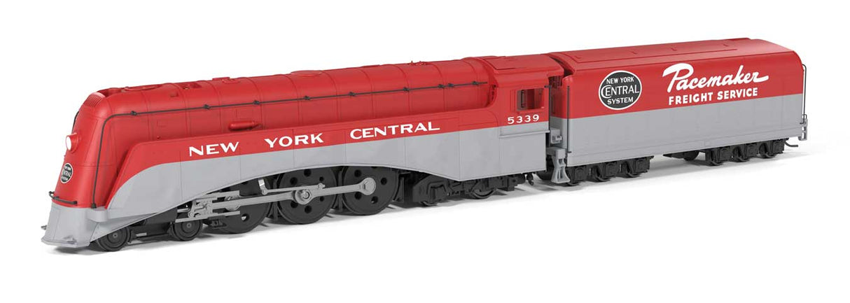 Streamlined 4-6-4 Hudson, Disc Drivers - Sound, DCC & Smoke - Paragon4(TM) -- New York Central #5339 (Fantasy Pacemaker Scheme, red, gray)