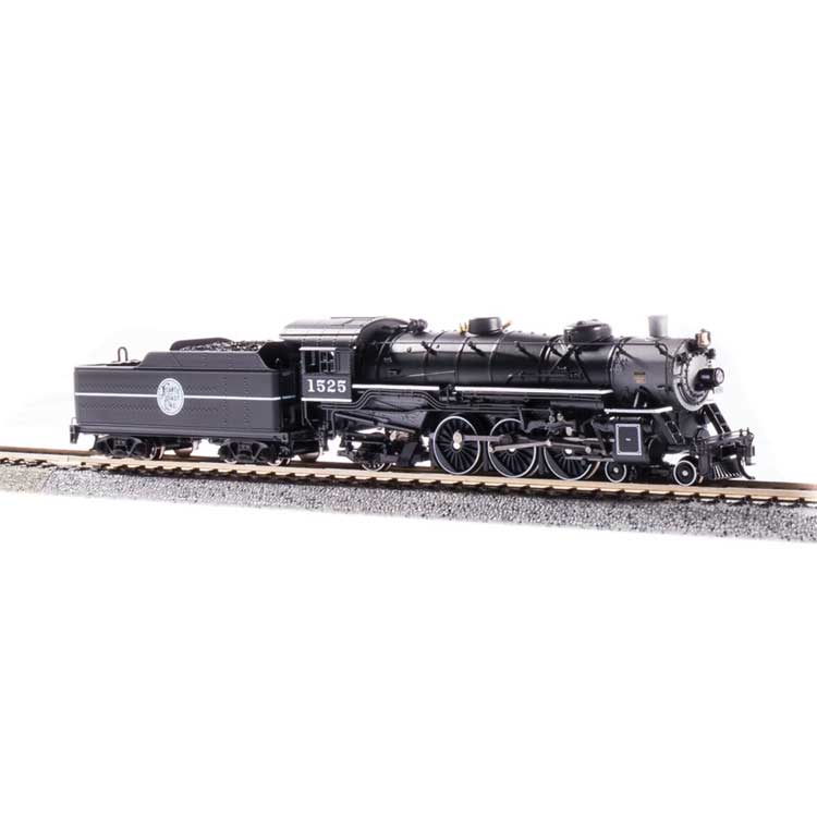 USRA 4-6-2 Heavy Pacific - Standard DC - Stealth -- Atlantic Coast Line #1523 (black, graphite, white)