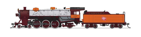 USRA 4-6-2 Heavy Pacific - Standard DC - Stealth -- Milwaukee Road #177 (Chippewa, gray, orange, maroon)