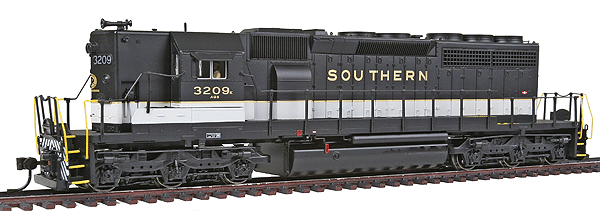 Diesel EMD SD40-2 High Hood, DC, No Sound -- Southern #3309 (Tuxedo Paint Scheme)