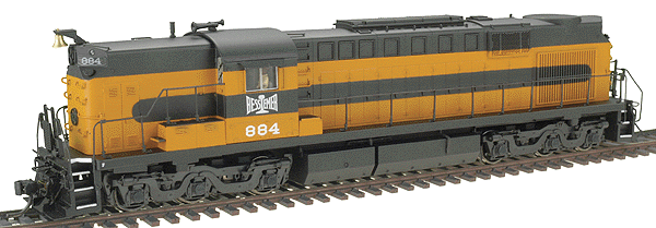 Diesel Alco RSD-15, High Hood, Powered w/Sound -- Bessemer & Lake Erie #884