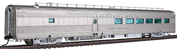 California Zephyr 48-Seat Dining Car -- Chicago, Burlington & Quincy #195 "Silver Restaurant"