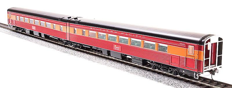 SP Coast Daylight Train #98 Articulated Chair Car w/Antenna -- Southern Pacific #W2462/M2461