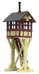 Switch Tower (Assembled Brass Model) -- Maroon
