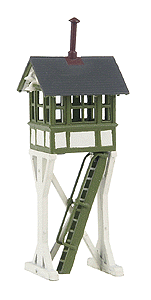 Switch Tower (Assembled Brass Model) -- Green
