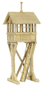 Switch Tower (Assembled Brass Model) -- Unpainted