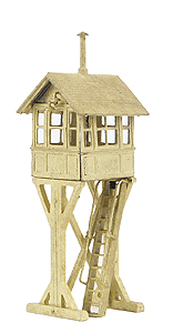 Switch Tower (Assembled Brass Model) -- Unpainted