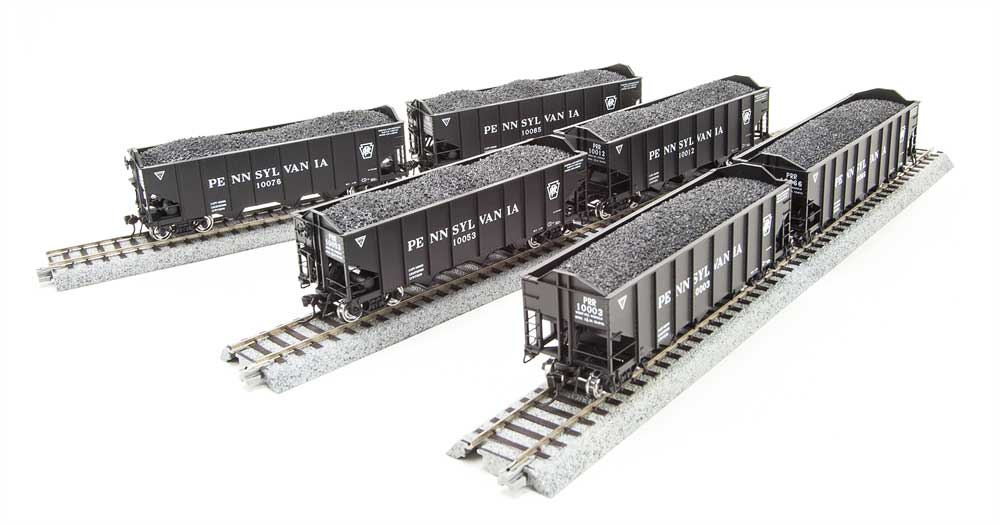 Class H2a 3-Bay Hopper 6-Pack - Ready to Run -- Pennsylvania