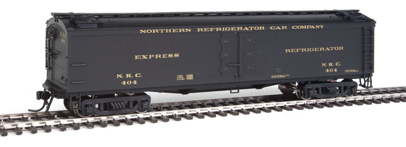 General American (GACX) 53'6" Wood Express Reefer 2-Pack - Ready to Run -- Northern Refrigerator Car Company NRC #404, 378 (Pullman Green)