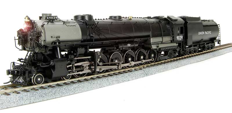 Paragon2(TM) Series Steam 4-12-2 w/18K-Gallon Tender Brass Powered w/Sound -- Union Pacific-4 #9048 (black, graphite, aluminum lettering)