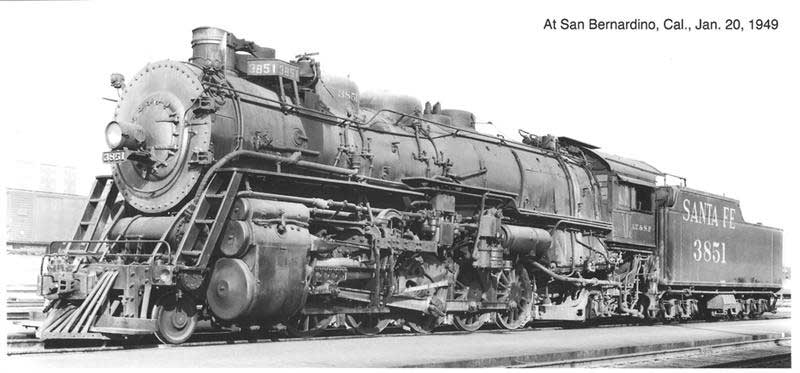 Baldwin 3800 Class Modernized 2-10-2 w/Sound & DCC - Paragon2(TM) -- With Switcher Pilot, Santa Fe #3880 (black)