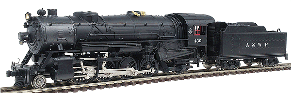 Powerhouse Classics(TM) Steam USRA Heavy 2-8-2 Powered w/Sound & DCC -- Atlanta & West Point Railroad #430