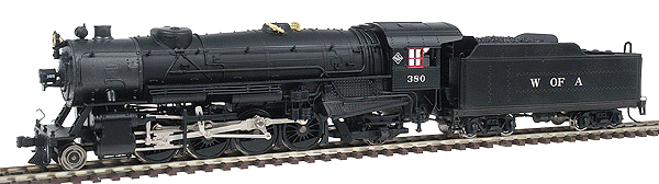 Powerhouse Classics(TM) Steam USRA Heavy 2-8-2 Powered w/Sound & DCC -- Western Railway of Alabama #380