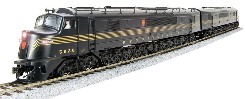 Baldwin Centipede A-A Set w/Sound & DCC - Paragon4(TM) -- Pennsylvania Railroad #5831, 5819 (Brunswick Green, Gold Leaf Lettering)