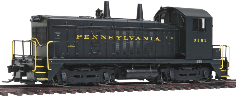 EMD NW2 w/Sound & DCC - Paragon2(TM) -- Pennsylvania Railroad #9161 (Brunswick Green)
