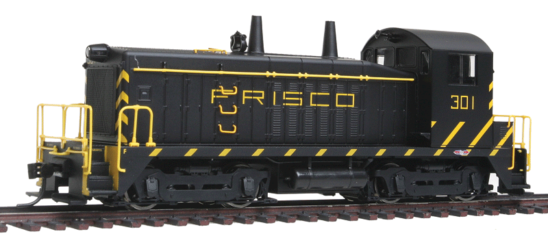EMD SW7 w/Sound & DCC - Paragon2(TM) -- St. Louis-San Francisco #301 (black, yellow, Frisco on Hood)