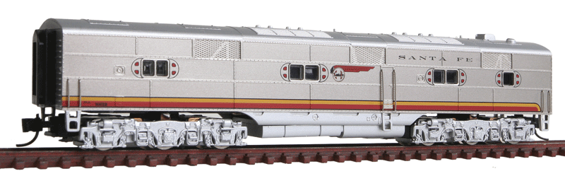 EMD E6B w/Sound & DCC - Paragon2(TM) -- Santa Fe #15A (Warbonnet, silver, red, yellow)