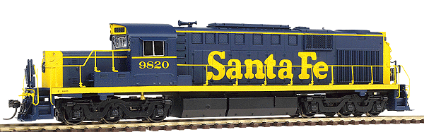 Paragon(TM) Series Diesel Alco RSD15 Low Hood w/Quantum(TM) Sound -- Atchison, Topeka & Santa Fe #9820