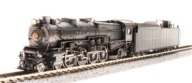 PRR Class M1a 4-8-2 w/Sound & DCC - Paragon2(TM) -- Painted, Unlettered (black, graphite, Tuscan)