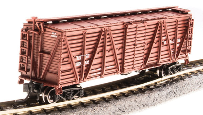PRR K7 Stock Car No Sound 4-Pack - Ready to Run -- Milwaukee Road (Boxcar Red, Spelled Out TMR)