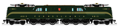 GG1 Electric w/Sound & DCC - Paragon3 -- Pennsylvania Railroad #4813 (Brunswick Green, 5-Stripe, brown Roof, Futura)