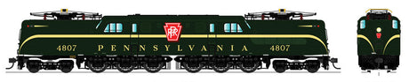 GG1 Electric w/Sound & DCC - Paragon3 -- Pennsylvania Railroad #4807 (Brunswick Green, Broad Stripe, Buff Roman)
