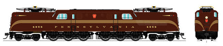 GG1 Electric w/Sound & DCC - Paragon3 -- Pennsylvania Railroad #4857 (Tuscan, 5-Stripe, Buff Roman Lettering)