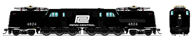 GG1 Electric w/Sound & DCC - Paragon3 -- Penn Central #4825 (black, white Logo)