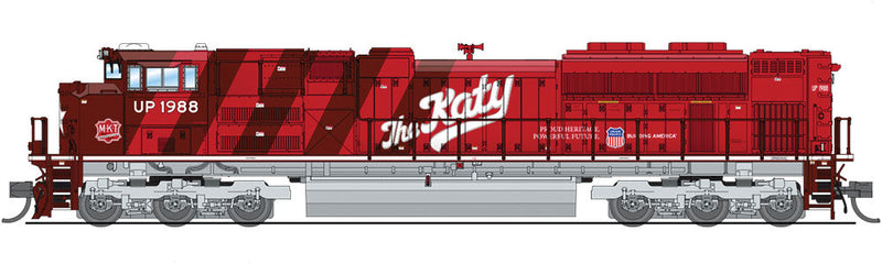 EMD SD70ACe w/Sound & DCC - Paragon3 -- Union Pacific #1988 (Missouri-Kansas-Texas Heritage Scheme, Red)
