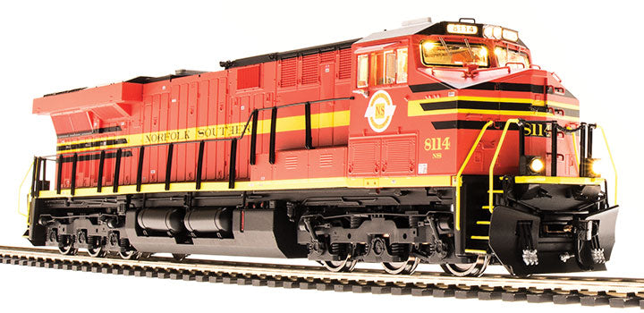 GE ES44AC w/Sound & DCC - Paragon3 -- Norfolk Southern #8114 (Norfolk Southern Heritage Scheme, red, black, yellow