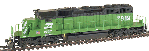 Paragon(TM) Series Diesel EMD SD40-2 - Powered - No Sound, w/Dynamic Brake -- Burlington Northern #6350