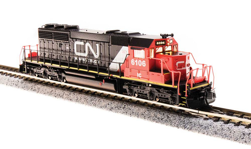 EMD SD40-2 - Sound and DCC - Paragon3 -- Canadian National IC #6106 (black, red, white; Website, Noodle Logo)