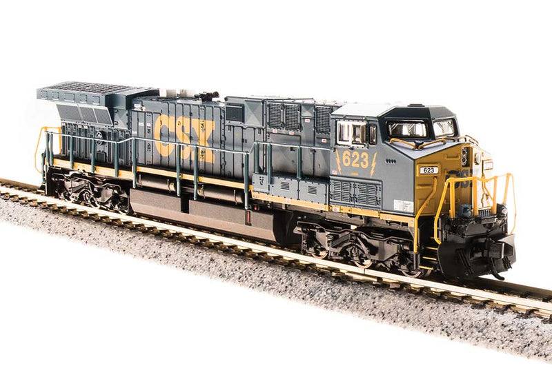 GE AC6000 with Sound and DCC - Paragon3 -- CSX 5011 (YN3 Dark Future, blue, yellow)