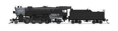 USRA 2-8-2 Heavy Mikado - Sound and DCC - Paragon4(TM) -- Painted, Unlettered (black, graphite)