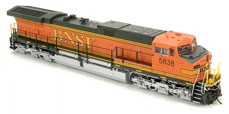 GE AC6000 w/Sound, DCC & Smoke - Paragon2(TM) -- Burlington Northern & Santa Fe #5840 (H2 Scheme; green, orange, yellow)