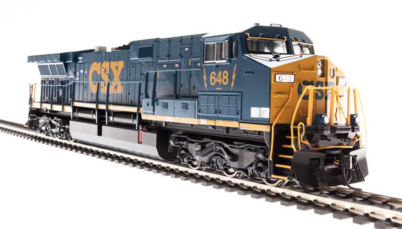 GE AC6000 w/Sound, DCC & Smoke - Paragon2(TM) -- CSX #623 (Dark Future, blue, yellow)