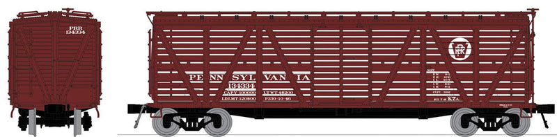 PRR K7 Stock Car w/Hog Sounds - Ready to Run -- Pennsylvania Railroad (Tuscan, Circle Keystone)
